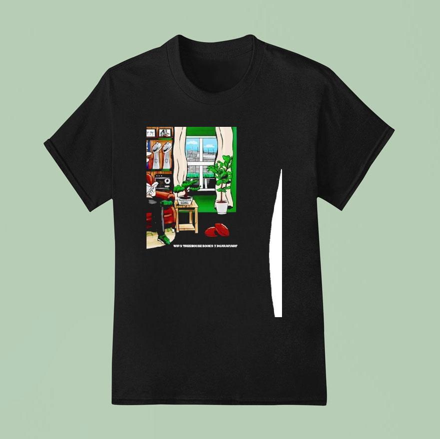 Eagle Reading Book Philadelphia Eagles Football T Shirt