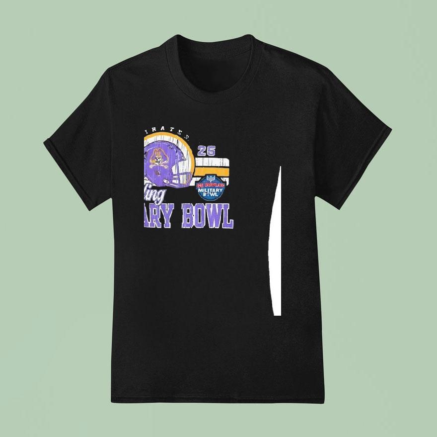 East Carolina Pirates Football Go Bowling Military Bowl T Shirt