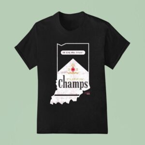 Flippin Champs Indiana Hoosiers Big Ten Championship Ib Cig We Trus T Shirt