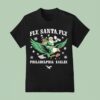 Fly Santa Fly Philadelphia Eagles Santa Claus And Eagle T Shirt