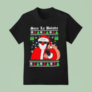 Foos Gone Wild Saca La Bolsita Ugly Xmas Christmas T Shirt