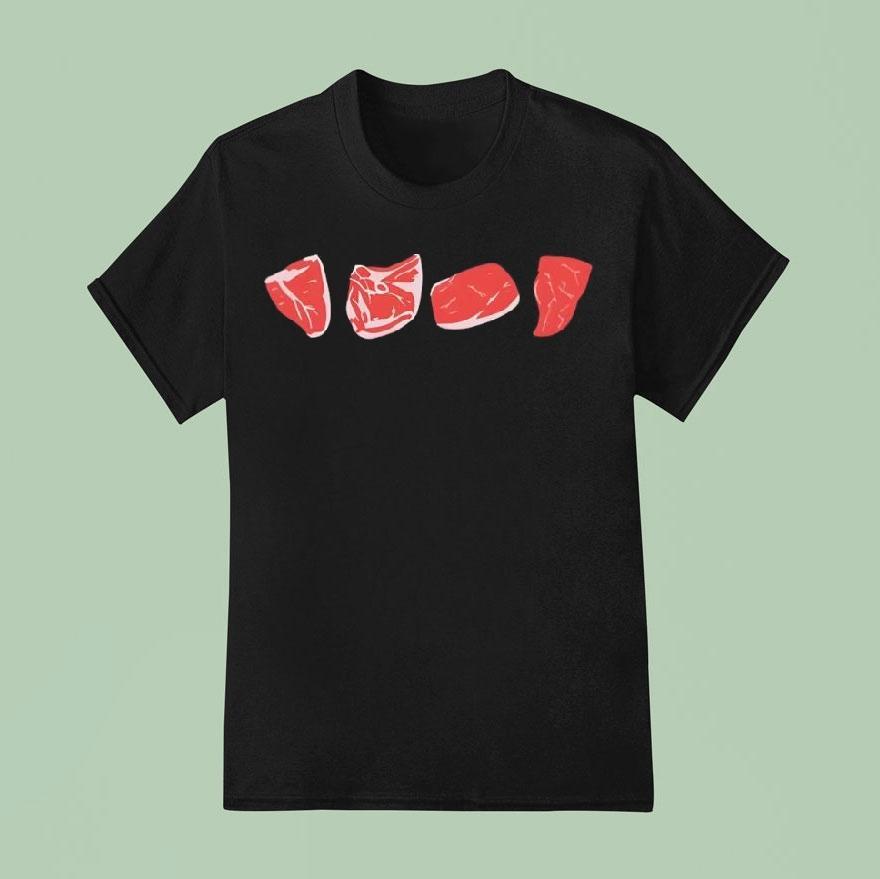 Four Meats Graphic T Shirt
