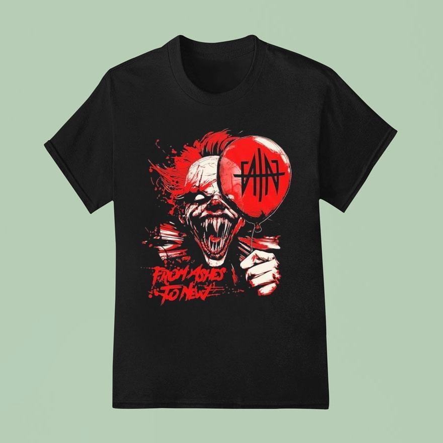 From Ashes To New Pennywise Balloon T Shirt