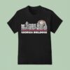 Georgia Bulldogs Football Name Players Shape Skyline City T Shirt