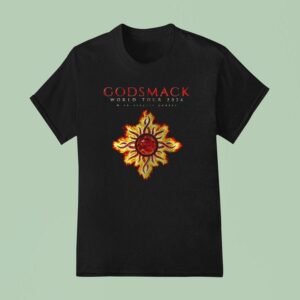 Godsmack World Tour Europe Tour Dates Schedule T Shirt