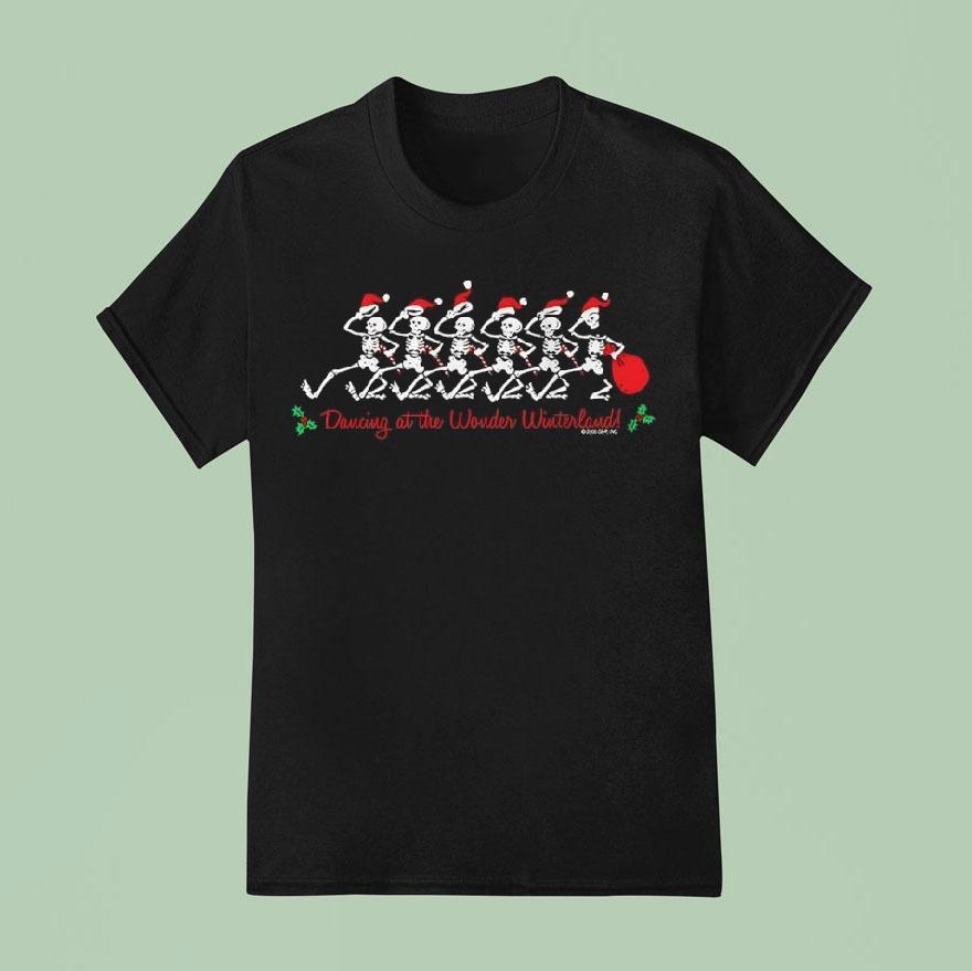 Grateful Dead Dancing Skeletons Dancing At The Wonder Winterland T Shirt