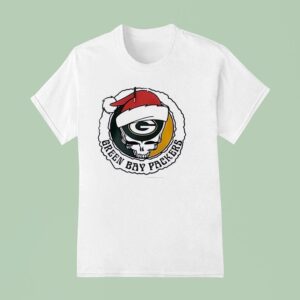 Green Bay Packers Th Anniversary Of Grateful Dead Christmas Game Day Logo T Shirt