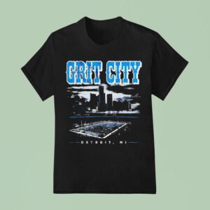 Grit City Detroit Mi Graphic T Shirt