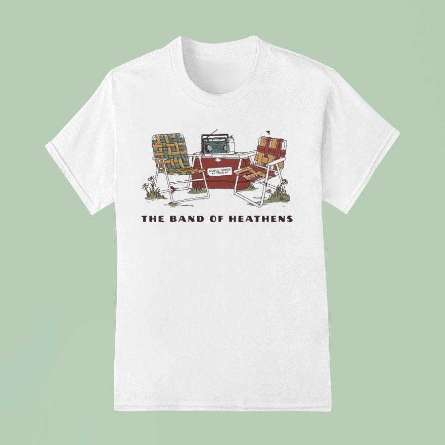 Hayes Carll The Band Of Heathens Simple Things Tour Chair T Shirt