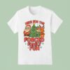 Here For The Forced Family Fun Santa Elf Reindeer Christmas T Shirt