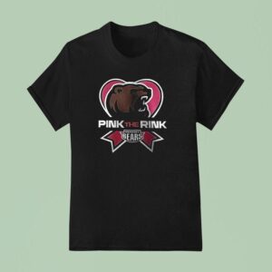 Hershey Bears Pink The Rink Logo T Shirt