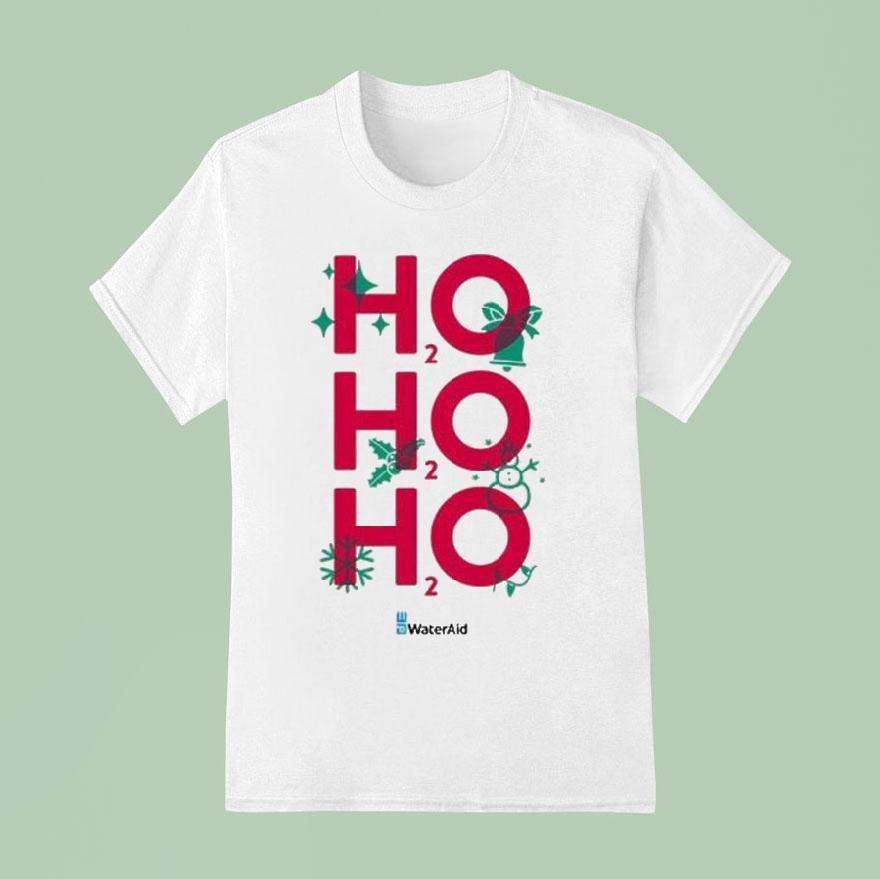 Ho Ho Ho It S Ho Wateraid Christmas T Shirt