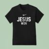 Houston Texans X Jesus Won Logo Cross T Shirt