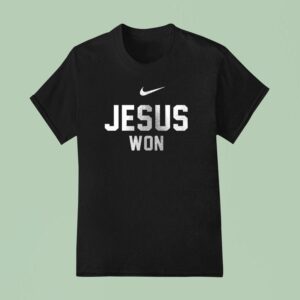 Houston Texans X Jesus Won Logo Cross T Shirt