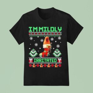 I M Mildly Irritated Marcus The Worm Christmas Funny T Shirt