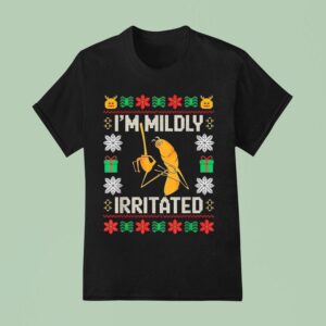 I M Mildly Irritated Marcus Worm Christmas T Shirt