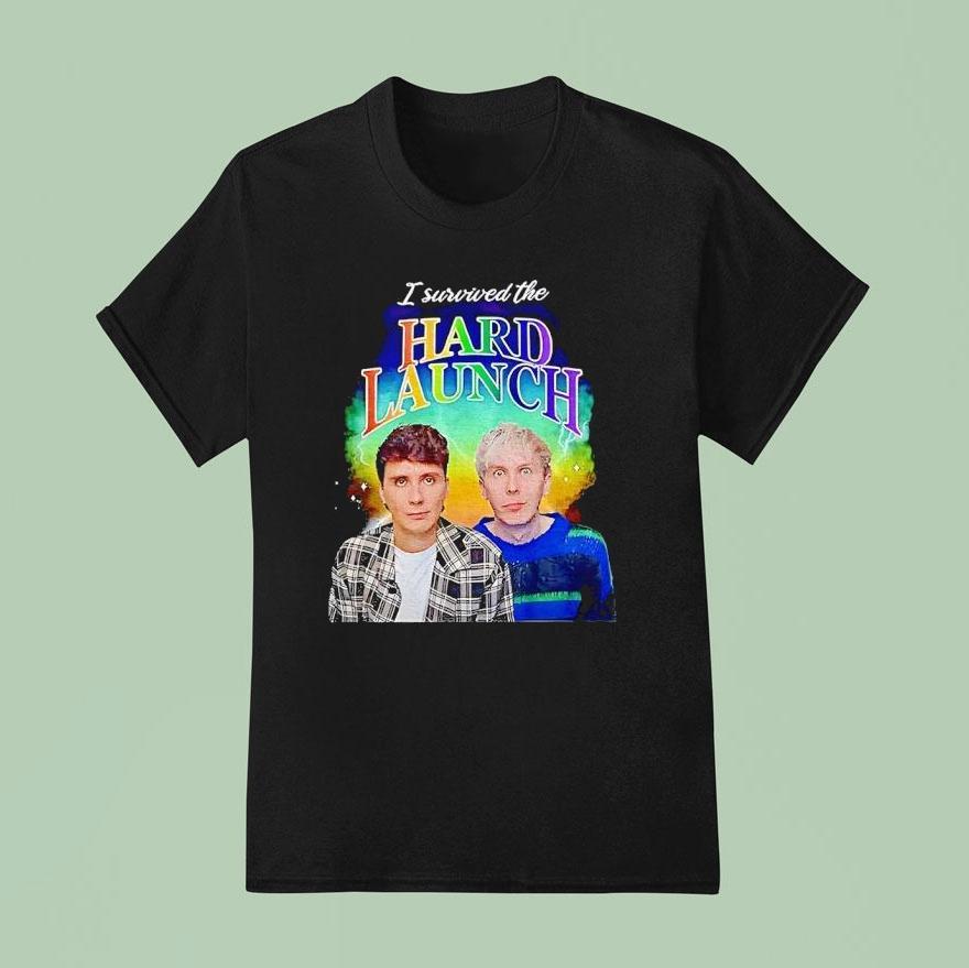 I Survived The Hard Launch Dan And Phil Phan T Shirt