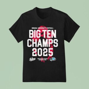 Indiana Big Ten Champs Bison T Shirt