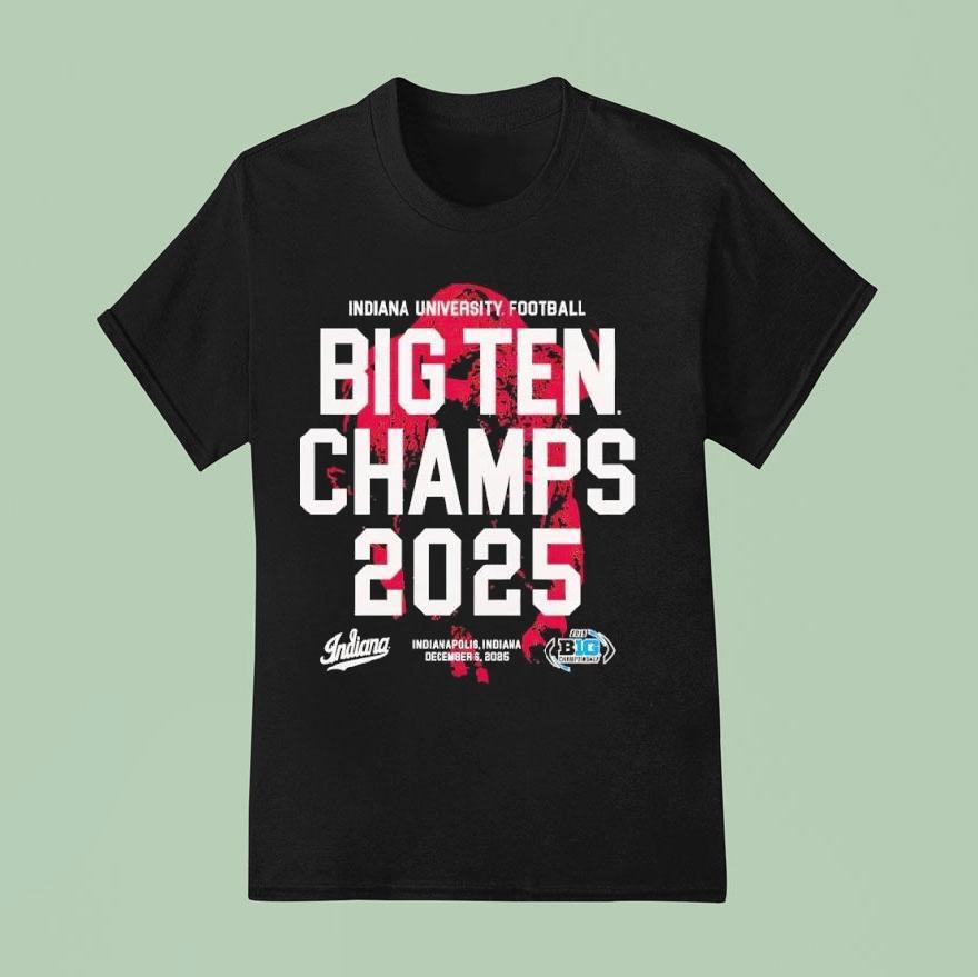 Indiana Big Ten Champs Bison T Shirt