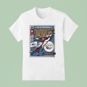 Indiana Hoosiers And Ohio State Buckeyes Big Ten Football Championship Game T Shirt