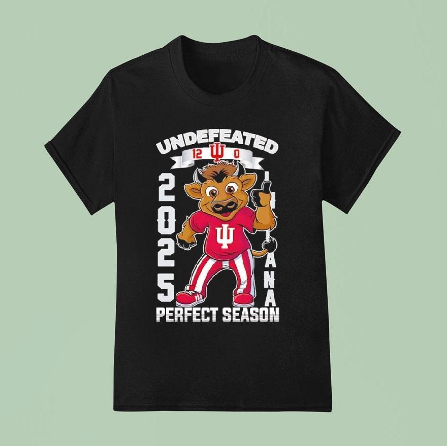 Indiana Hoosiers Mascot Undefeated Perfect Season T Shirt