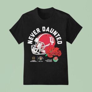 Indiana Hoosiers Never Daunted Rose Bowl Game T Shirt