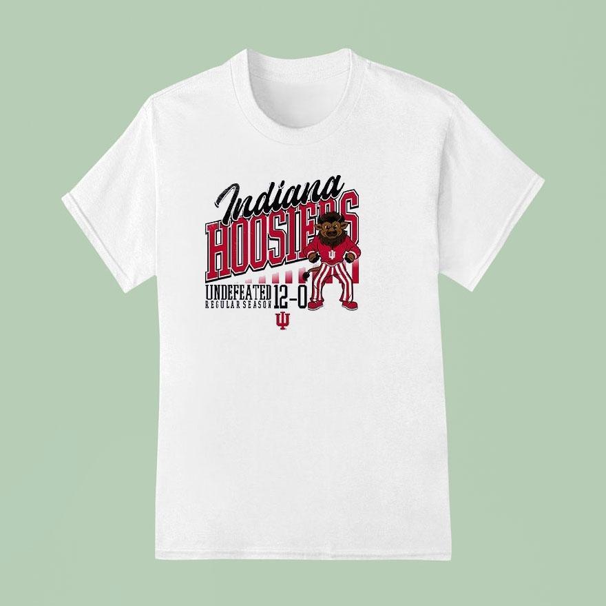 Indiana Hoosiers Undefeated Regular Season Dates Schedule T Shirt