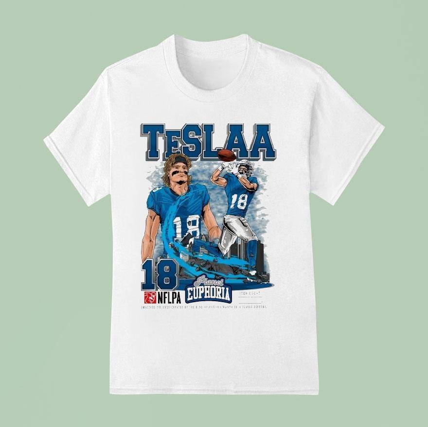 Isaac Teslaa Planet Euphoria T Shirt