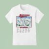 Jackson Hole Wyoming Trail Map Logo T Shirt