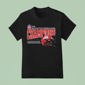 Jacksonville State Gamecocks Football Are Iss Salute To Veterans Bowl Champions Helme T Shirt