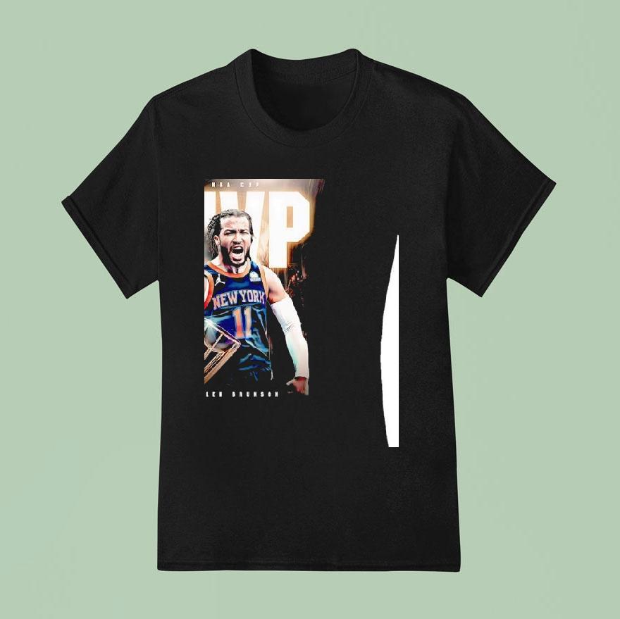 Jalen Brunson New York Knicks Nba Cup Mvp Champions T Shirt