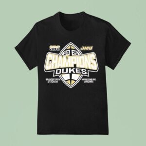 James Madison Dukes Sun Belt Football Champions T Shirt