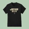 James Madison Dukes Jesus Won Cross T Shirt