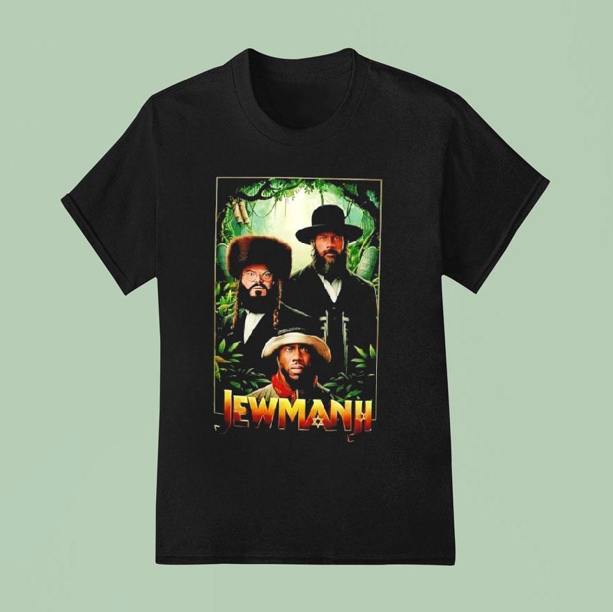 Jewmanji Jack Black And Kevin Hart Film T Shirt