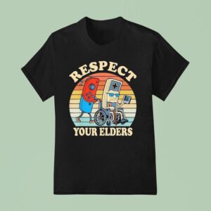 Joy Con Push Nes Control Respect Your Elders Vintage T Shirt