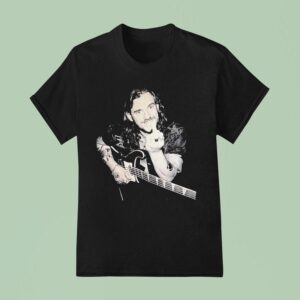 Lemmy Backstage Middle Finger Guitar T Shirt