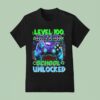 Level Days Of School Unlocked Funny Video Games T Shirt
