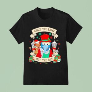 Light The Lamp Not The Rat Funny Christmas Matching Family Graphic T Shirt