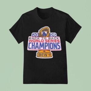 Los Angeles Dodgers Back To Back World Series Champions T Shirt