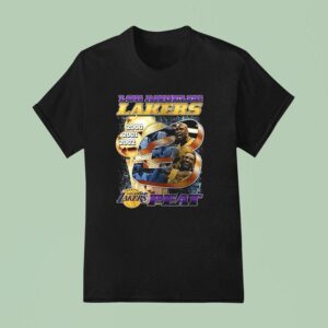 Los Angeles Lakers Peat Team Of The New Millennium The Strength Of The Team Legends Vintage T Shirt