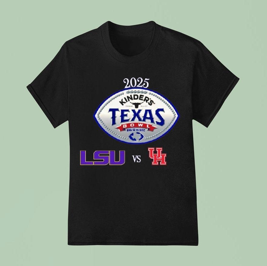 Lsu Tigers Vs Houston Cougars Football Kinder S Texas Bowl T Shirt