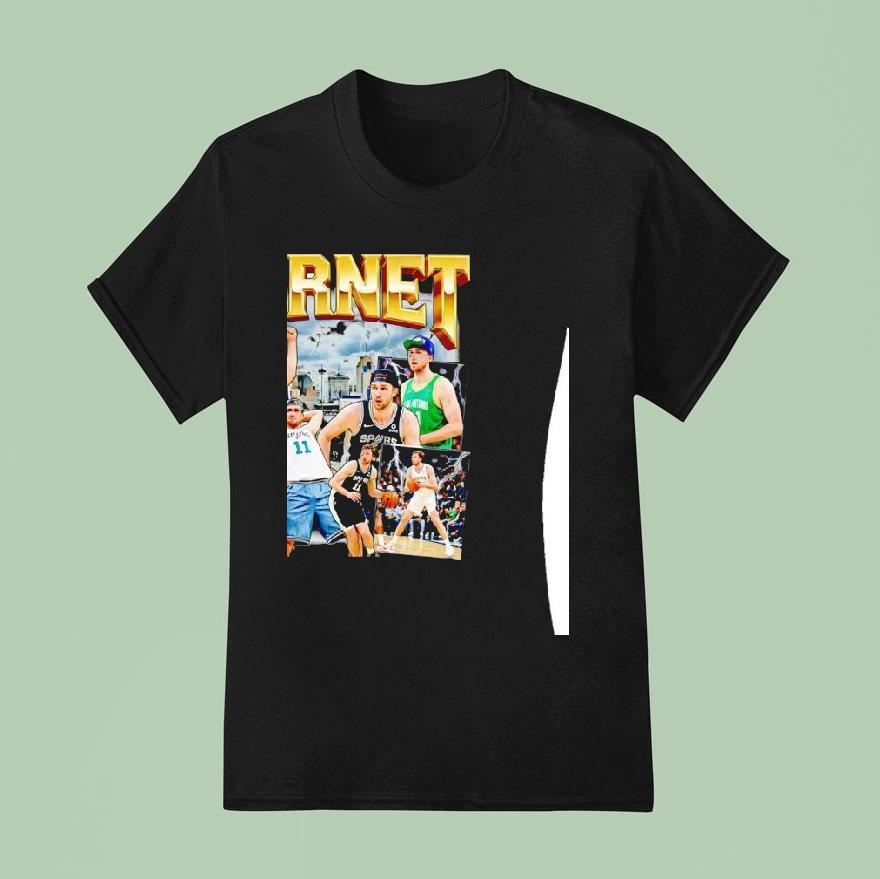 Luke Kornet San Antonio Spurs Basketball Graphic T Shirt