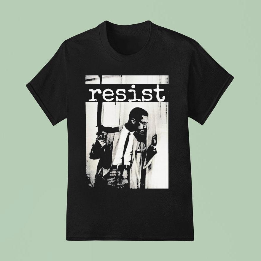 Malcolm X Resis T Shirt