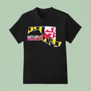 Maryland Terrapins Champion State Shape T Shirt