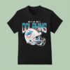 Miami Dolphins Gradient Helme T Shirt