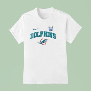 Miami Dolphins X Monters Inc Funday Football Cartoon T Shirt