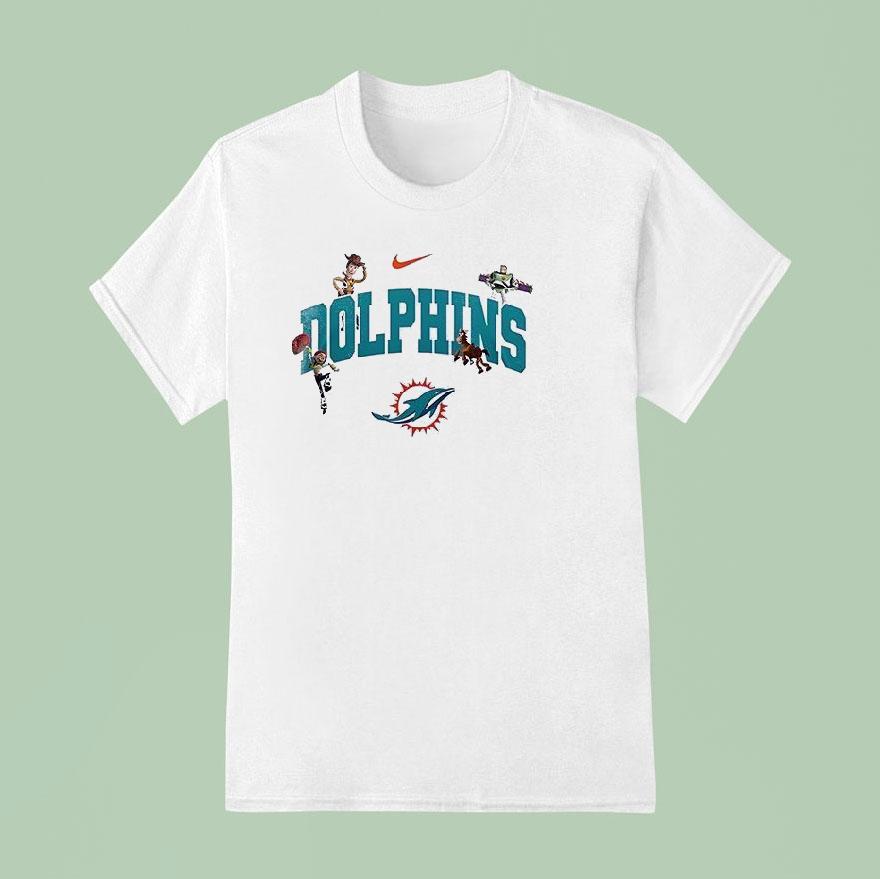 Miami Dolphins X Toy Story Meets Football T Shirt