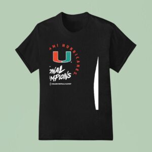 Miami Hurricanes X National Champions College Football Playoff T Shirt