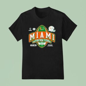 Miami Hurricanes Cotton Bowl Cfp Quarterfinal T Shirt