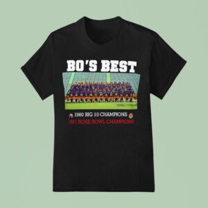 Michigan Wolverines Bo S Best Big Rose Bowl Champions T Shirt